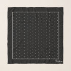 CB Sophisticated Swiss Dots Square Chiffon Scarf