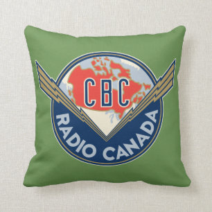 CBC 1940 Logo Throw Pillow