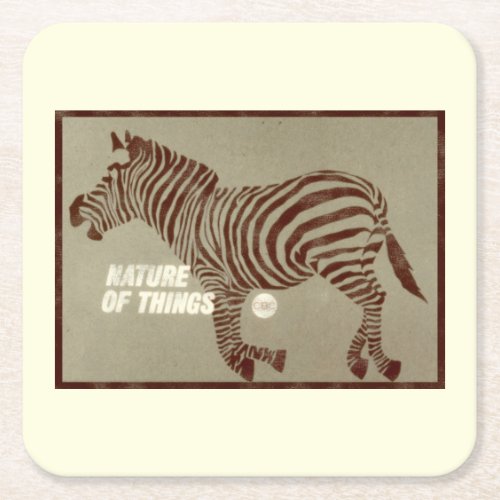 CBC 1966 _ Nature of Things Promo Square Paper Coaster