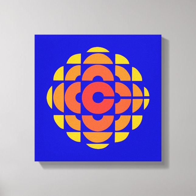 CBC 1974 Logo Canvas Print (Front)
