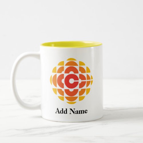 CBC 1974 Logo Personalized Two_Tone Mug