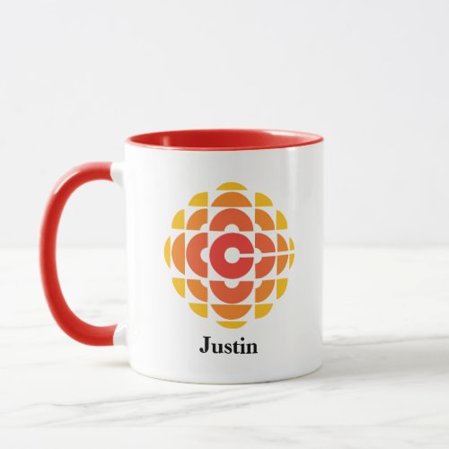 CBC 1974 Logo _ Ringer Mug with Custom Name