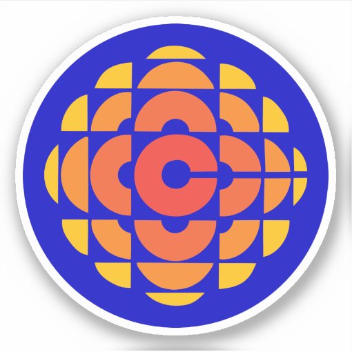CBC 1974 Logo Sticker | Zazzle