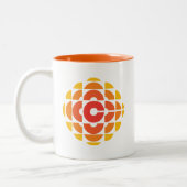 CBC 1974 Logo Two-Tone Coffee Mug (Left)