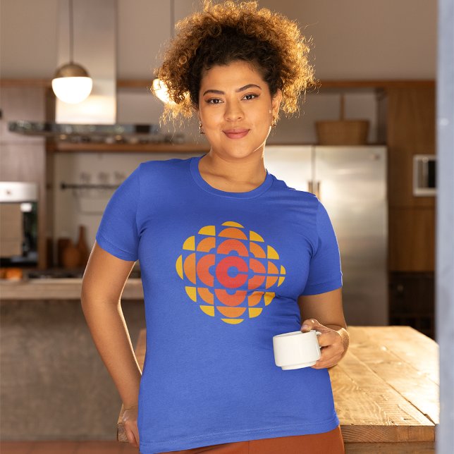 CBC 1974 Logo Women's T-Shirt (Person wearing t-shirt)
