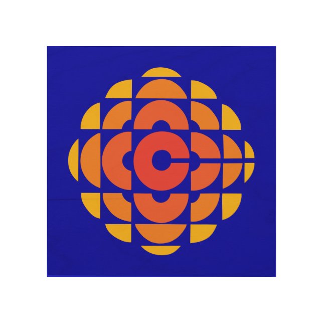 CBC 1974 Logo Wood Wall Art (Front)