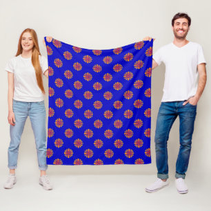 CBC 1974 Pattern Fleece Blanket