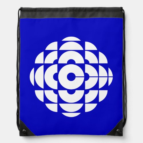 CBC 1986 Logo Blue Poster Drawstring Bag