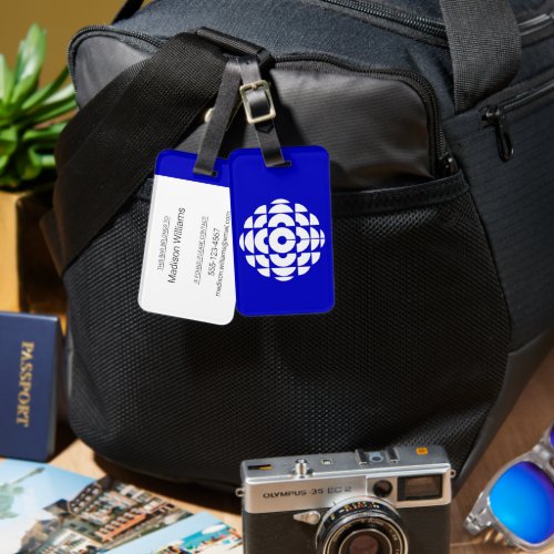 CBC 1986 Logo Blue Poster Luggage Tag