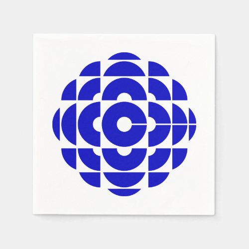 CBC 1986 Logo Blue Poster Napkins