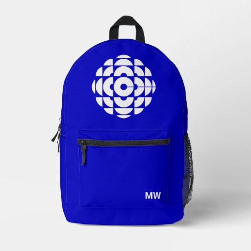 CBC 1986 Logo Blue Poster Printed Backpack
