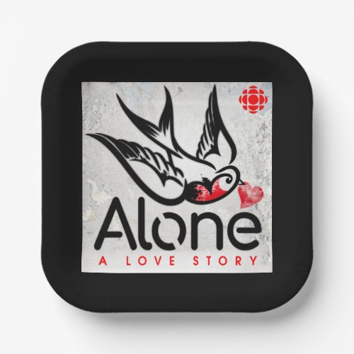 CBC Alone A Love Story Paper Plates