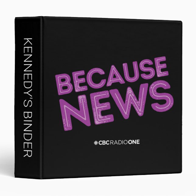 CBC Because News 3 Ring Binder (Front/Spine)