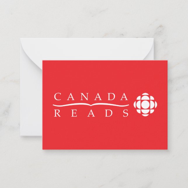 CBC Canada Reads Note Card (Front)