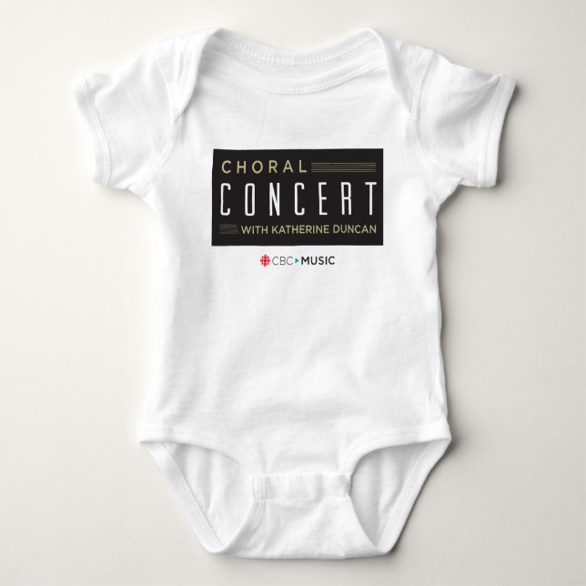 CBC Choral Concert Baby Bodysuit (Front)