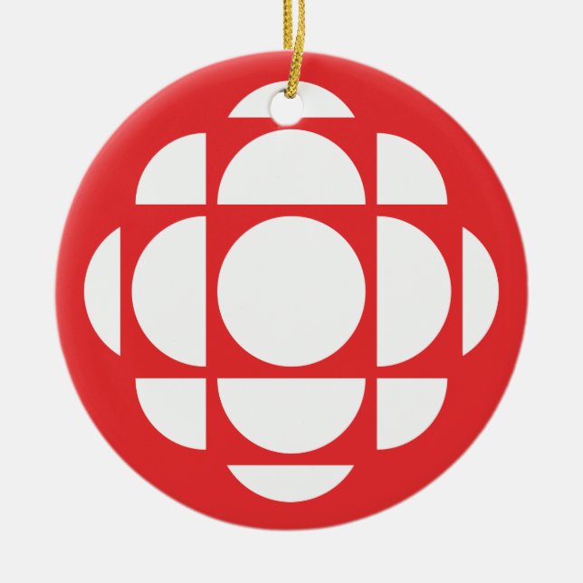 CBC Gem Ceramic Ornament (Front)