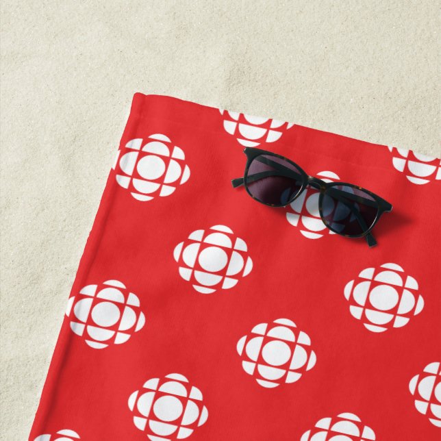 CBC Gem Pattern Beach Towel (In Situ)