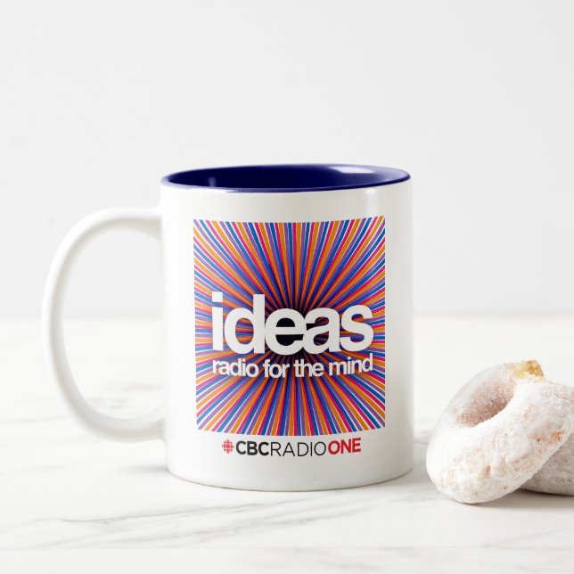 CBC Ideas Two-Tone Coffee Mug (With Donut)