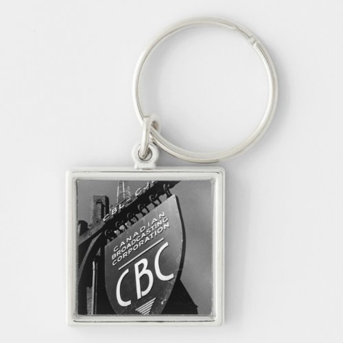 CBC Jarvis Street Sign 1940s Keychain