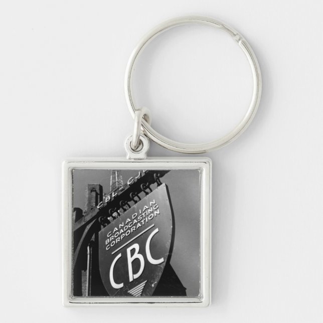 CBC Jarvis Street Sign (1940s) Keychain (Front)