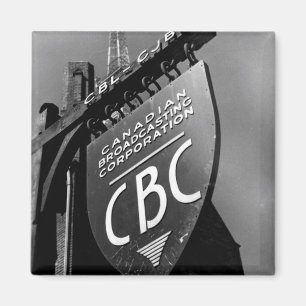 CBC Jarvis Street Sign (1940s) Magnet