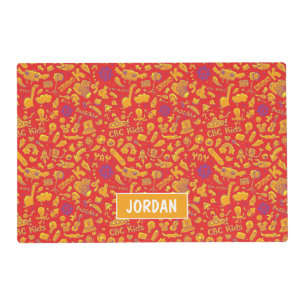 CBC Kids Pattern - Red Placemat