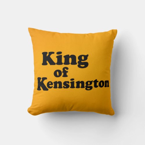 CBC King Of Kensington Throw Pillow
