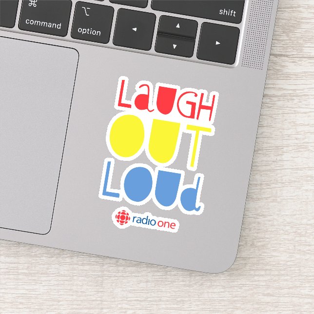 CBC Laugh Out Loud Sticker (Detail)