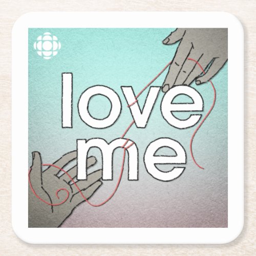 CBC Love Me Square Paper Coaster