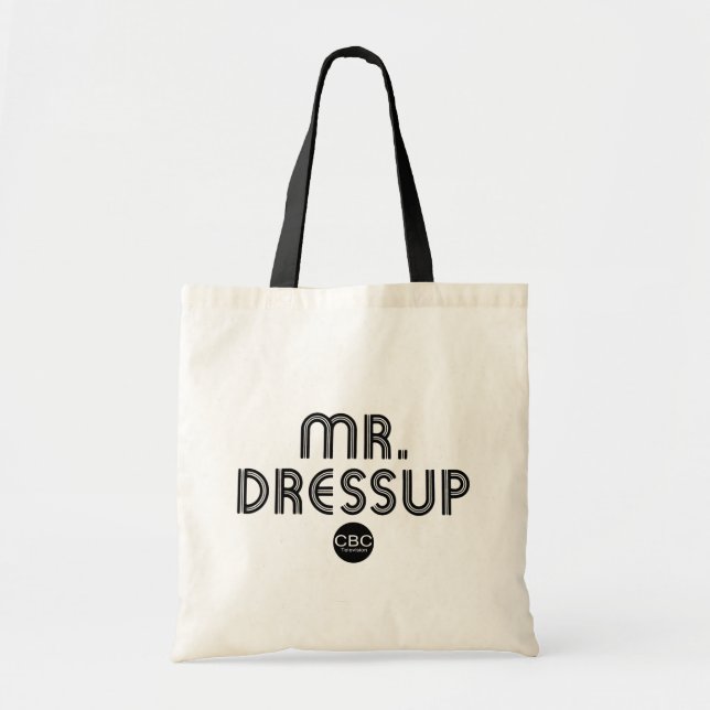 CBC Mr. Dressup Title Graphic Tote Bag (Front)