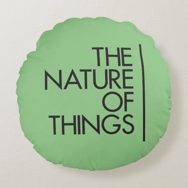 CBC - Nature of Things Since 1979 Round Pillow (Front)