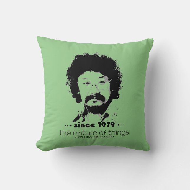 CBC - Nature of Things Since 1979 Throw Pillow (Front)