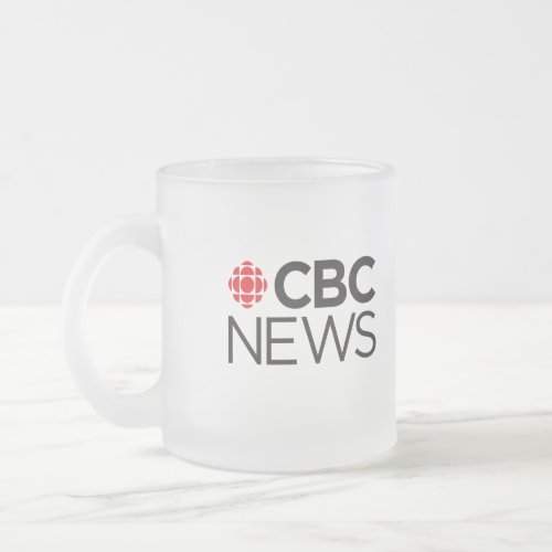 CBC News Frosted Glass Coffee Mug