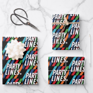 CBC Party Lines Wrapping Paper Sheets