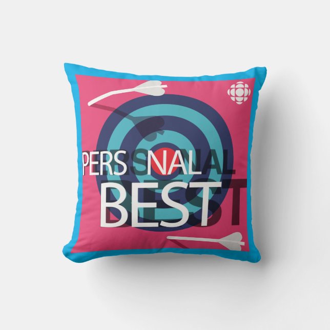CBC Personal Best Throw Pillow (Front)