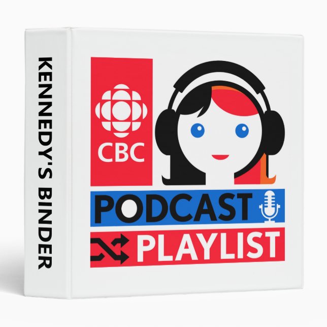 CBC Podcast Playlist 3 Ring Binder (Front/Spine)