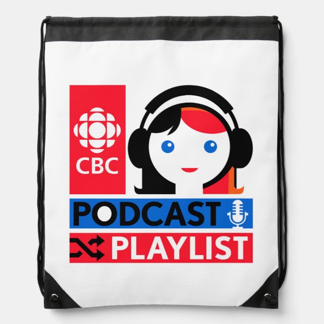 CBC Podcast Playlist Drawstring Bag (Front)