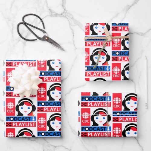 CBC Podcast Playlist Wrapping Paper Sheets