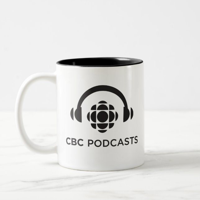 CBC Podcasts Two-Tone Coffee Mug (Left)