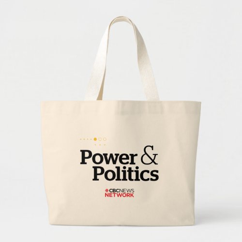 CBC Power  Politics Large Tote Bag