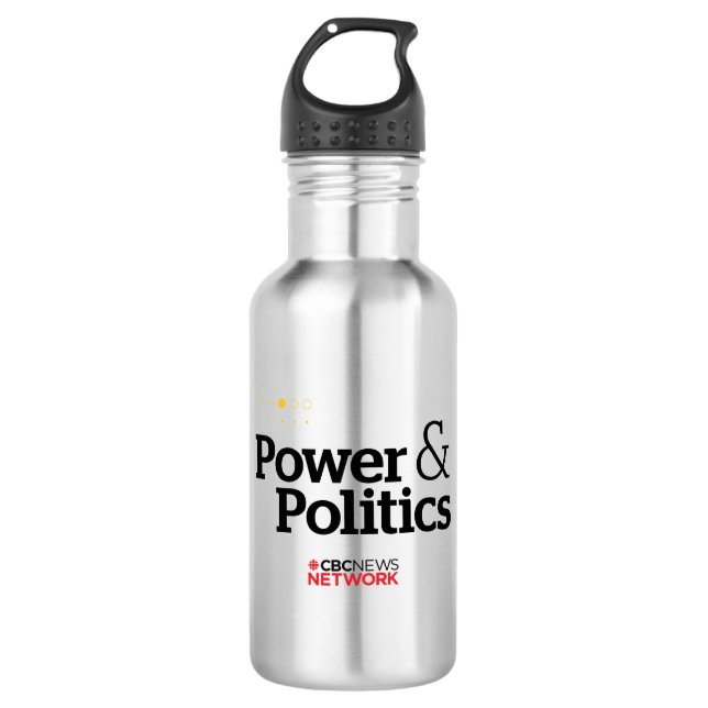 CBC Power & Politics Water Bottle (Front)