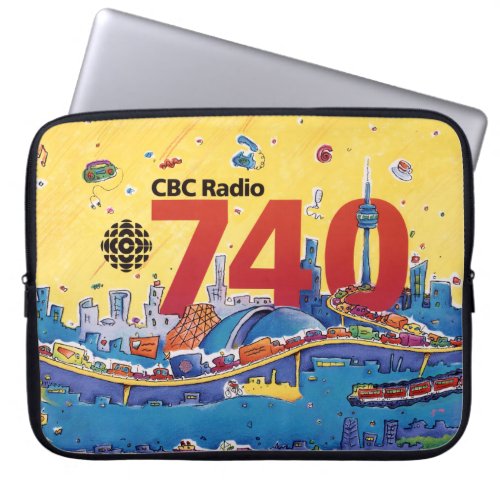 CBC Radio 740 _ 1980 promo graphic Laptop Sleeve
