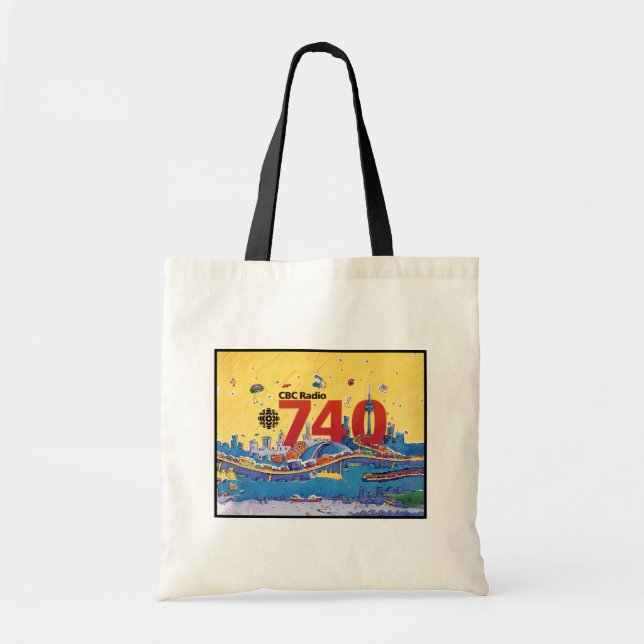 CBC Radio 740 - 1980 promo graphic Tote Bag (Front)