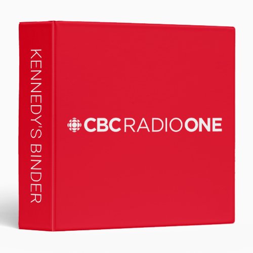 CBC Radio One 3 Ring Binder