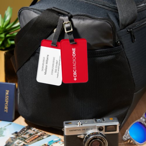 CBC Radio One Luggage Tag