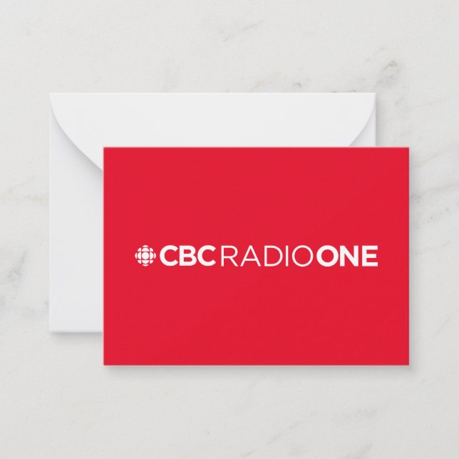 CBC Radio One Note Card (Front)
