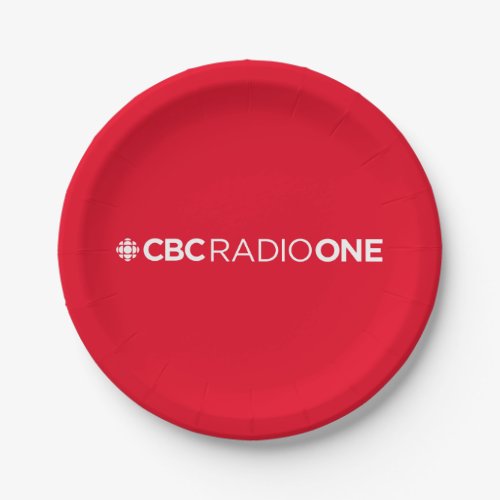 CBC Radio One Paper Plates