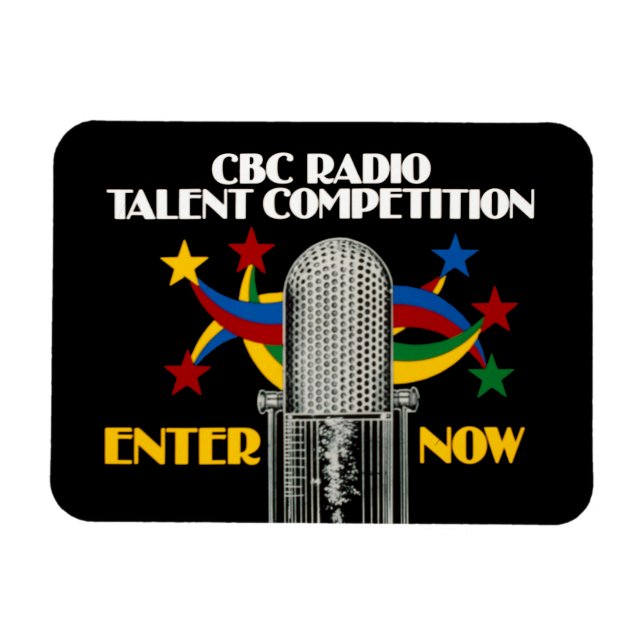 CBC Radio Talent Competition - promo Magnet (Horizontal)