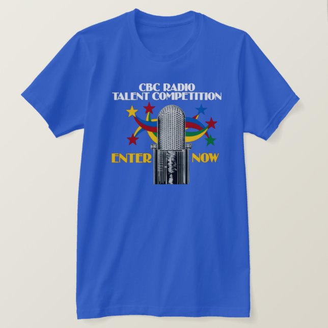 CBC Radio Talent Competition T-Shirt (Design Front)