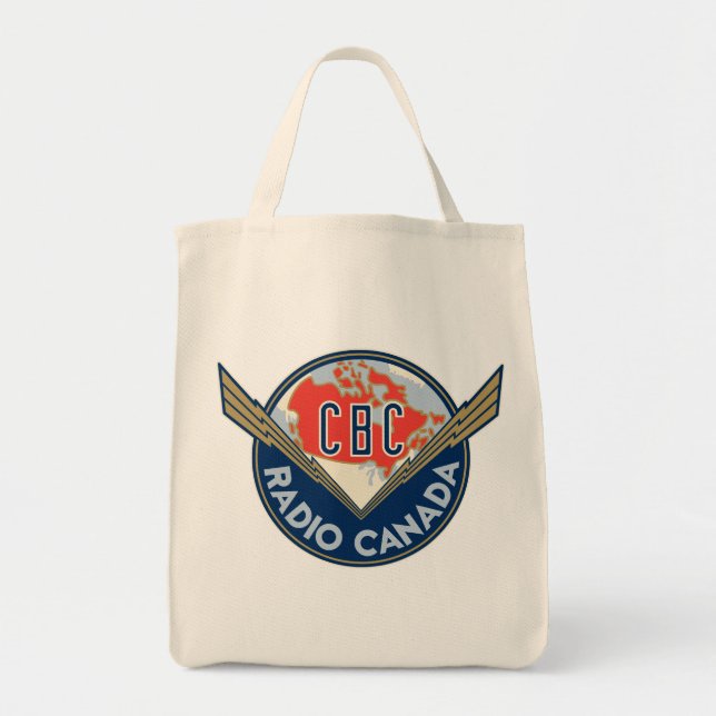 CBC Retro 1940s Logo Grocery Tote Bag (Front)